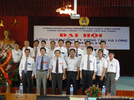 Đại Hội Công đoàn Công ty đóng tàu Hạ Long lần thứ XIV nhiệm kỳ 2012-2015